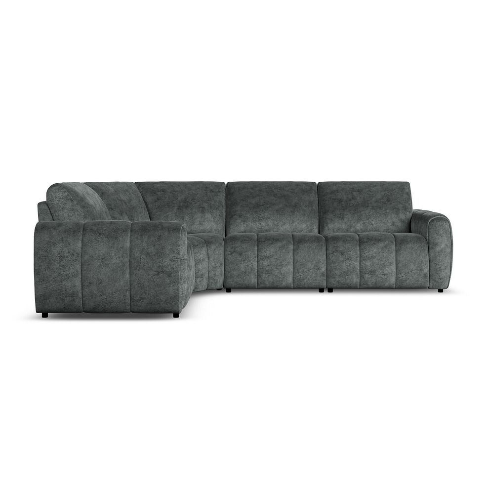 Nap 4 Seat Right Hand Modular Corner Sofa in Dapple Grey Fabric - Group 2 2