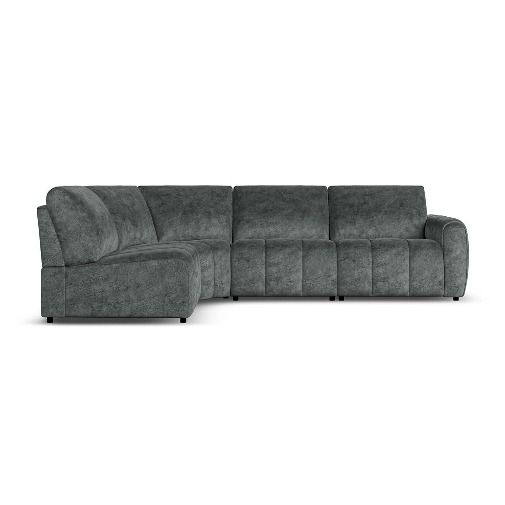 Nap 4 Seat Right Hand Modular Corner Sofa in Dapple Grey Fabric  - Group 5 2