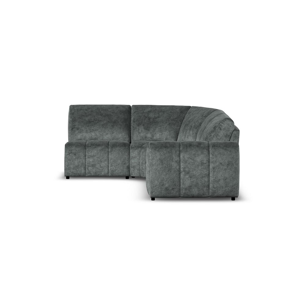 Nap 4 Seat Right Hand Modular Corner Sofa in Dapple Grey Fabric  - Group 5 4