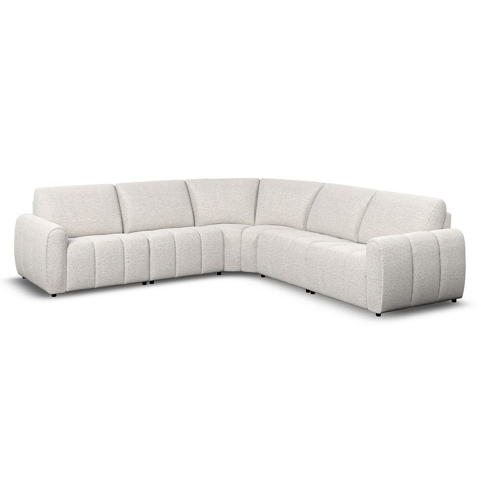 Nap 5 Seat Modular Corner Sofa in  Coastal Linen Fabric - Group 3 1