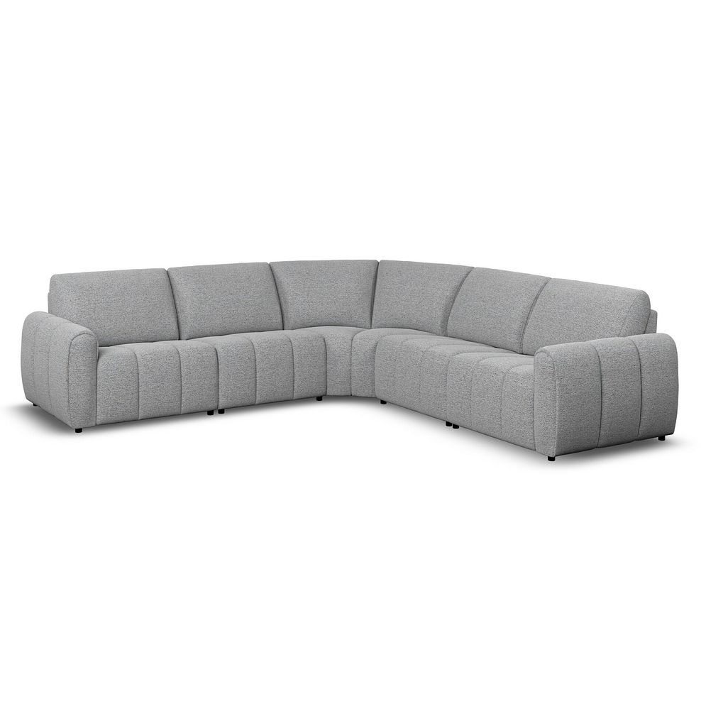 Nap 5 Seat Modular Corner Sofa in  Coastal Mist Fabric- Group 3 1
