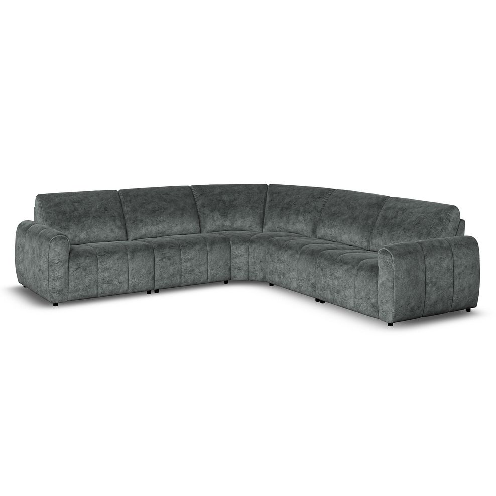 Nap 5 Seat Modular Corner Sofa in Dapple Grey Fabric  - Group 3 1
