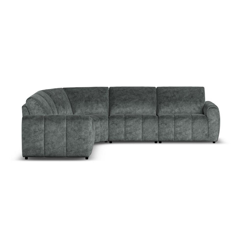 Nap 5 Seat Modular Corner Sofa in Dapple Grey Fabric  - Group 3 4