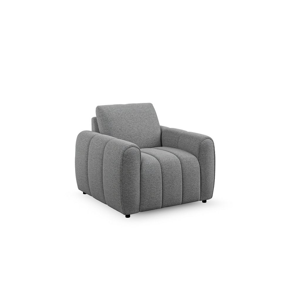 Nap Armchair in Coastal Mist Fabric 1