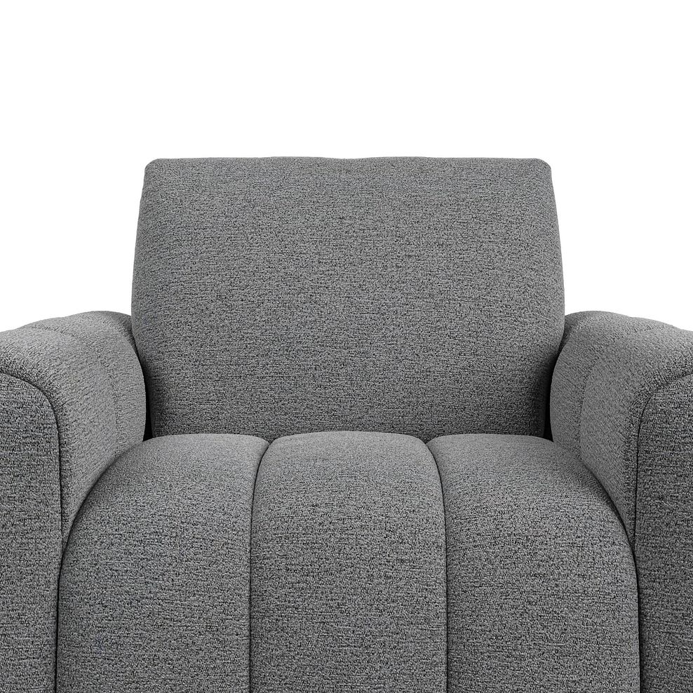 Nap Armchair in Coastal Mist Fabric 7