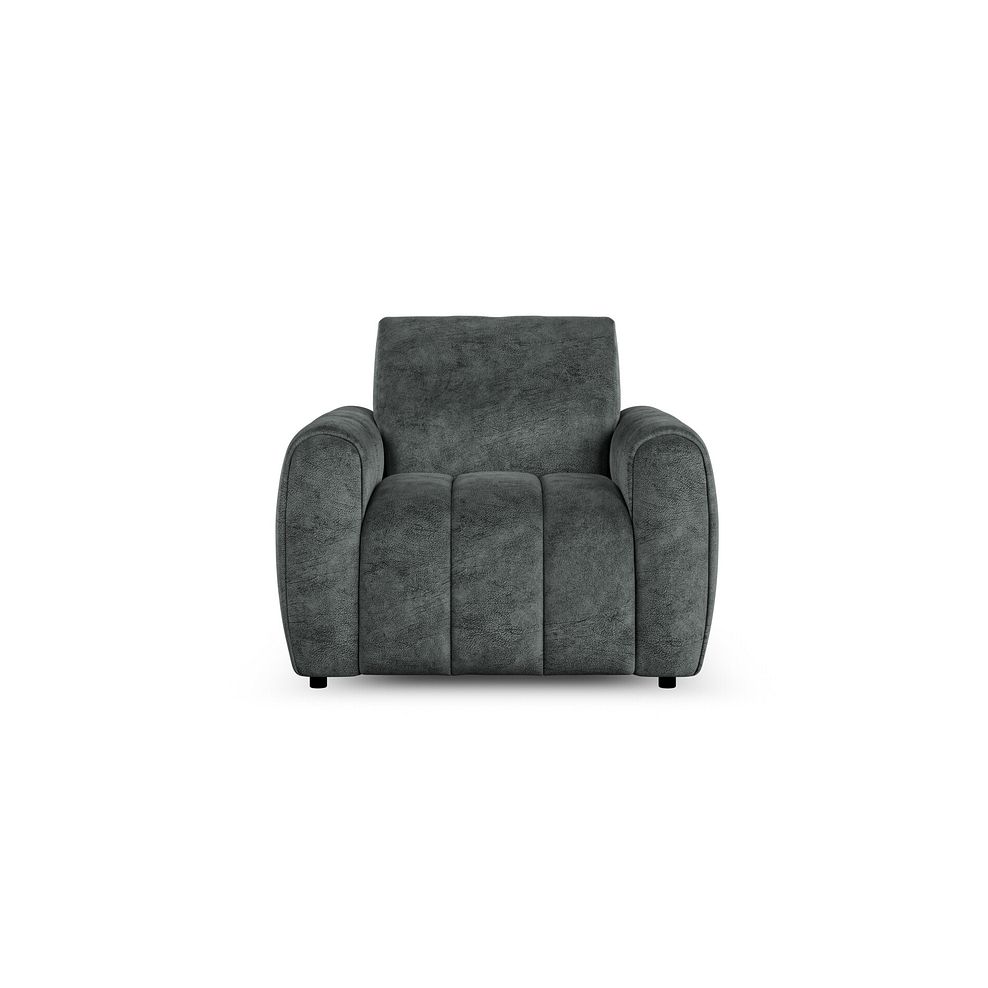 Nap Armchair in Dapple Grey Fabric 2