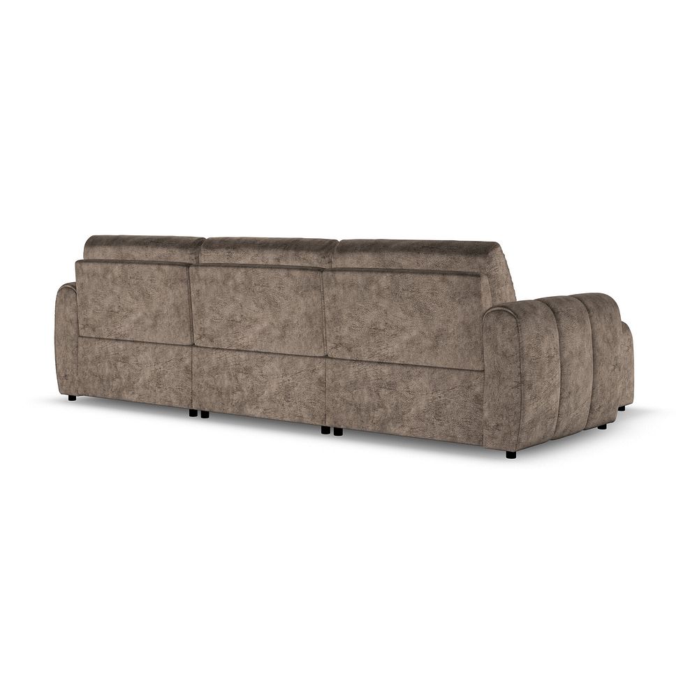 Nap Modular 3 Seater Left Hand Chaise Sofa in Dapple Chocolate Fabric  - Group 14 3