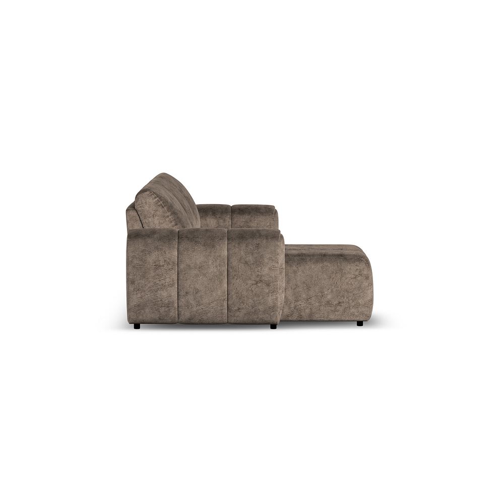 Nap Modular 3 Seater Left Hand Chaise Sofa in Dapple Chocolate Fabric  - Group 14 4