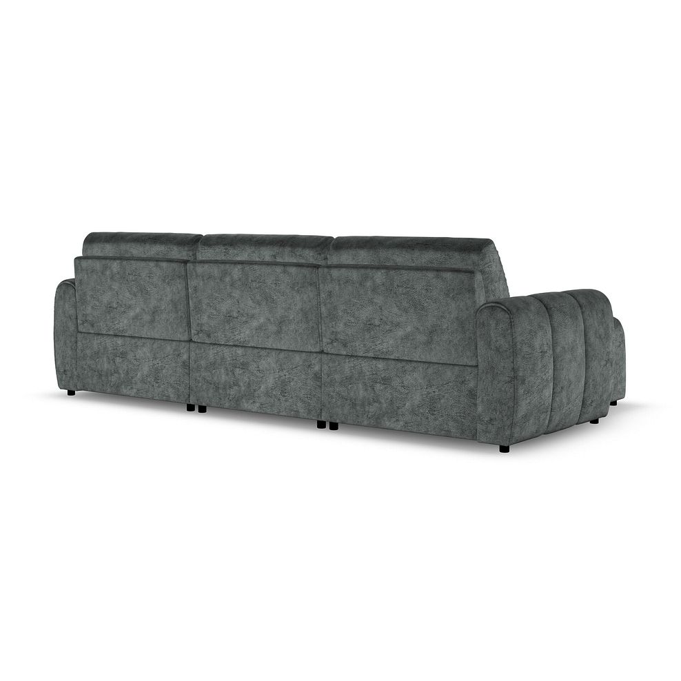 Nap Modular 3 Seater Left Hand Chaise Sofa in Dapple Grey Fabric - Group 14 3
