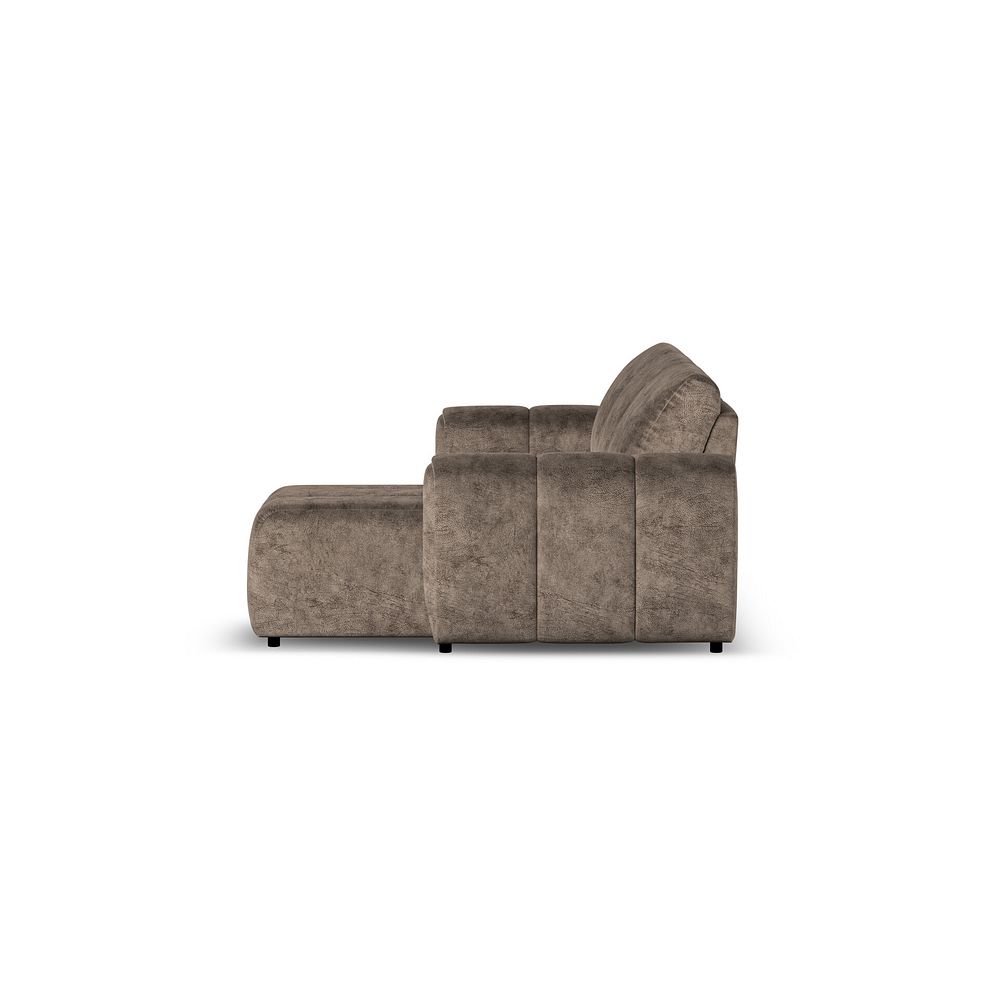 Nap Modular 3 Seater Right Hand Chaise Sofa in  Dapple Chocolate Fabric - Group 15 4
