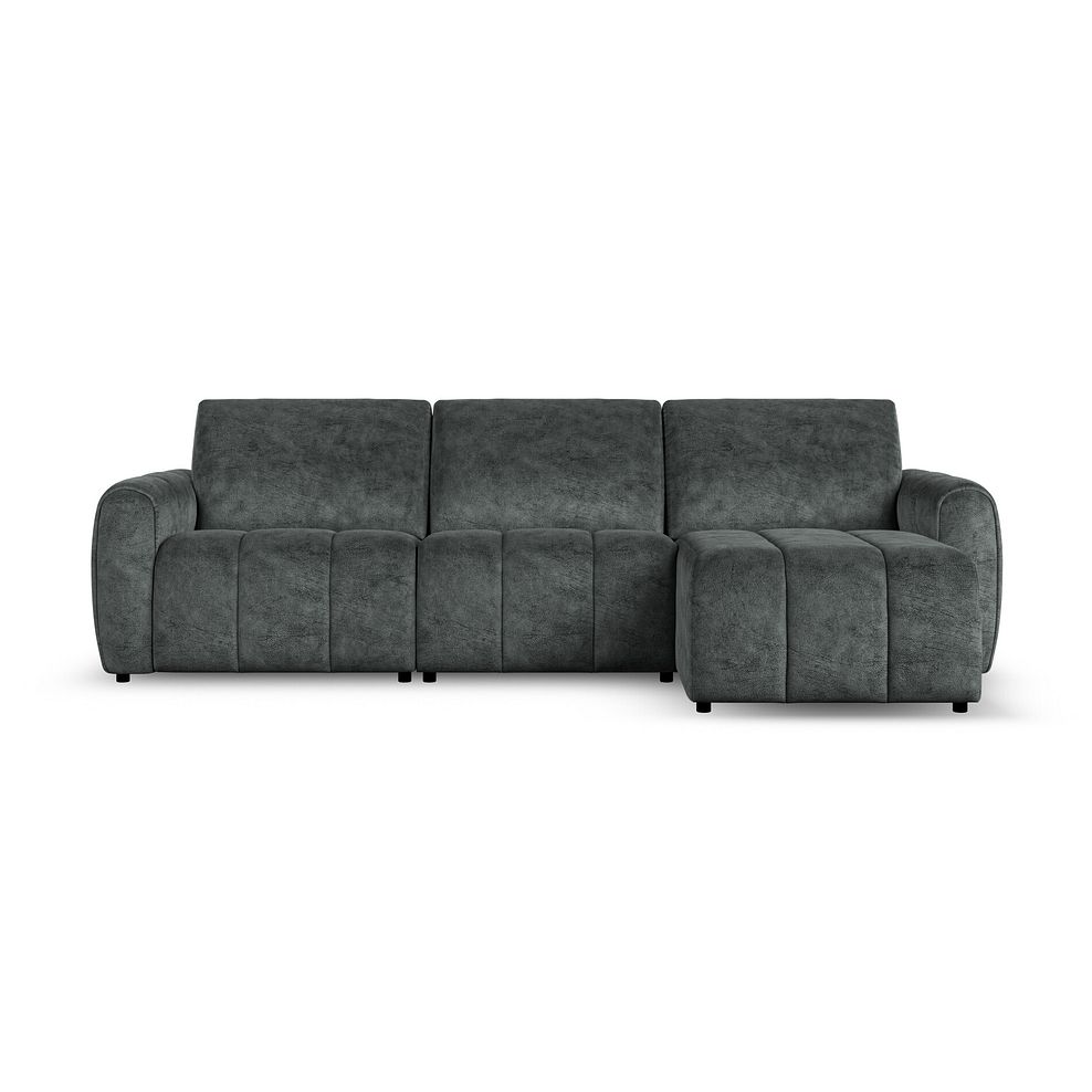 Nap Modular 3 Seater Right Hand Chaise Sofa in Dapple Grey Fabric - Group 15 2