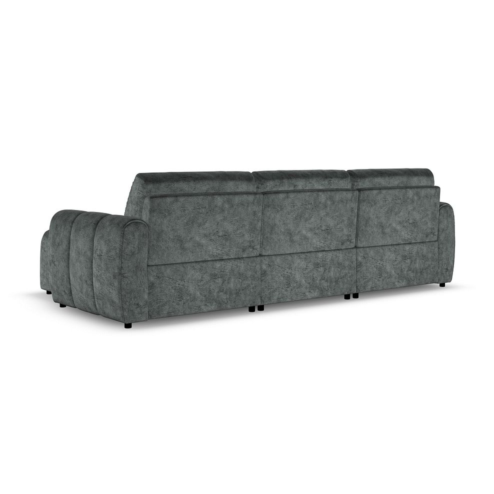 Nap Modular 3 Seater Right Hand Chaise Sofa in Dapple Grey Fabric - Group 15 3