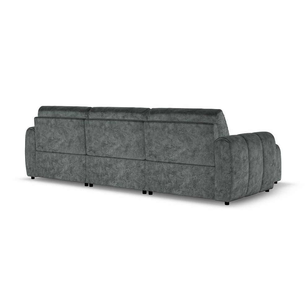 Nap Modular 3 Seater U-Shape Chaise Sofa in  Dapple Grey Fabric- Group 16 3