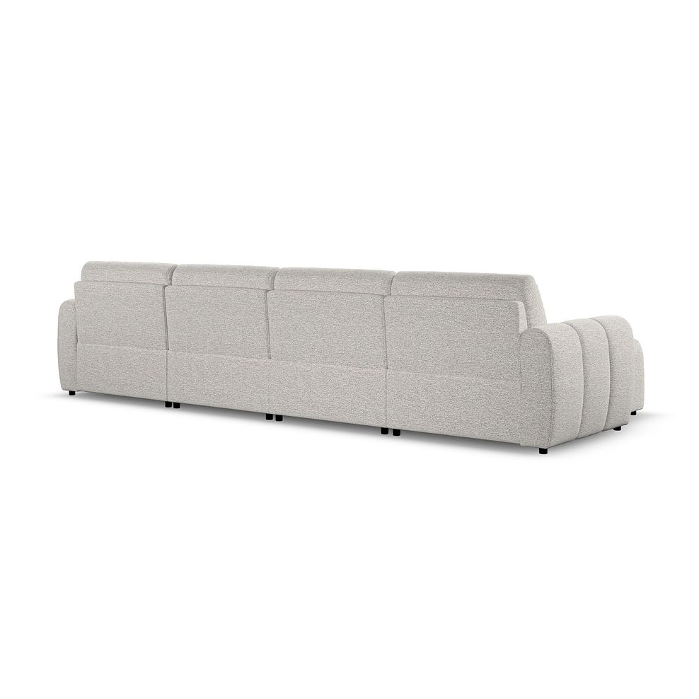 Nap Modular 4 Seater U-Shape Chaise Sofa in Coastal Linen Fabric - Group 17 3