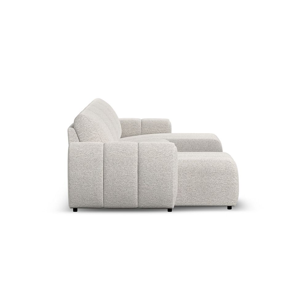 Nap Modular 4 Seater U-Shape Chaise Sofa in Coastal Linen Fabric - Group 17 4