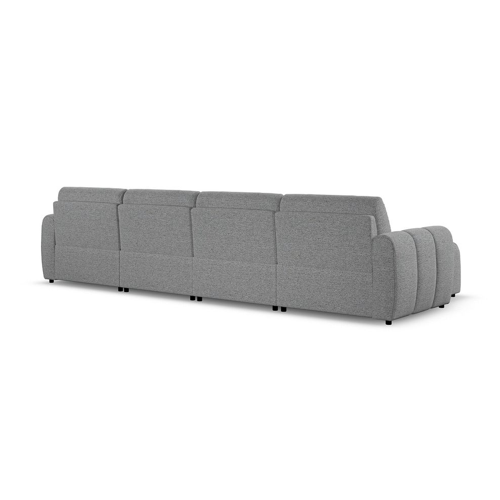 Nap Modular 4 Seater U-Shape Chaise Sofa in  Coastal Mist Fabric- Group 17 3