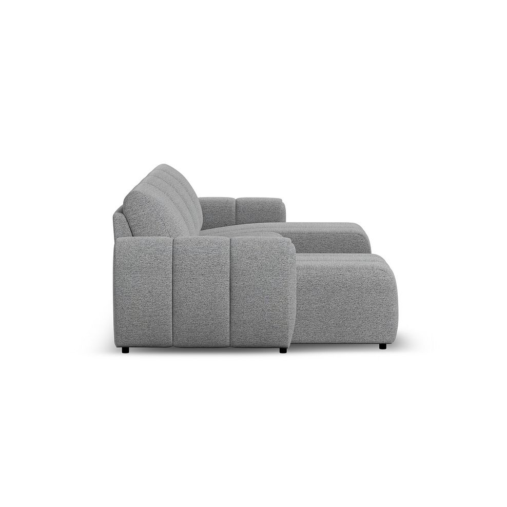 Nap Modular 4 Seater U-Shape Chaise Sofa in  Coastal Mist Fabric- Group 17 4