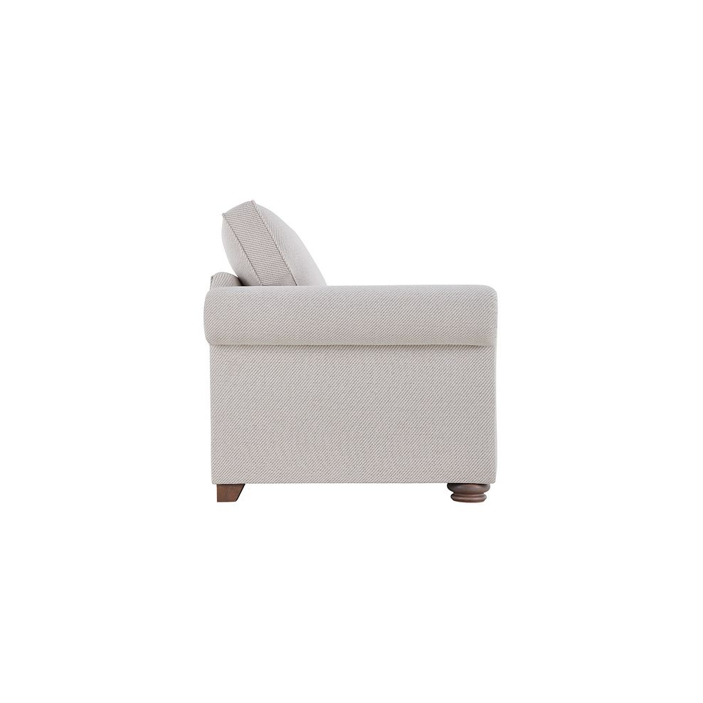 Hampton 2 Seater High Back Sofa in Natural Fabric 5