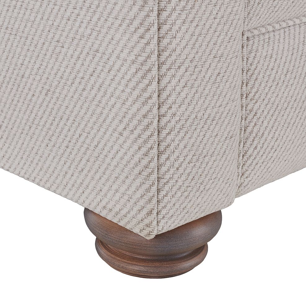 Hampton 2 Seater High Back Sofa in Natural Fabric 6