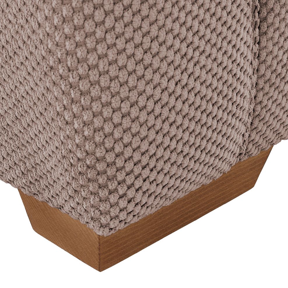 Nebraska 3 Seater High Back Sofa in Aero Fawn with Cedar Scatters 2