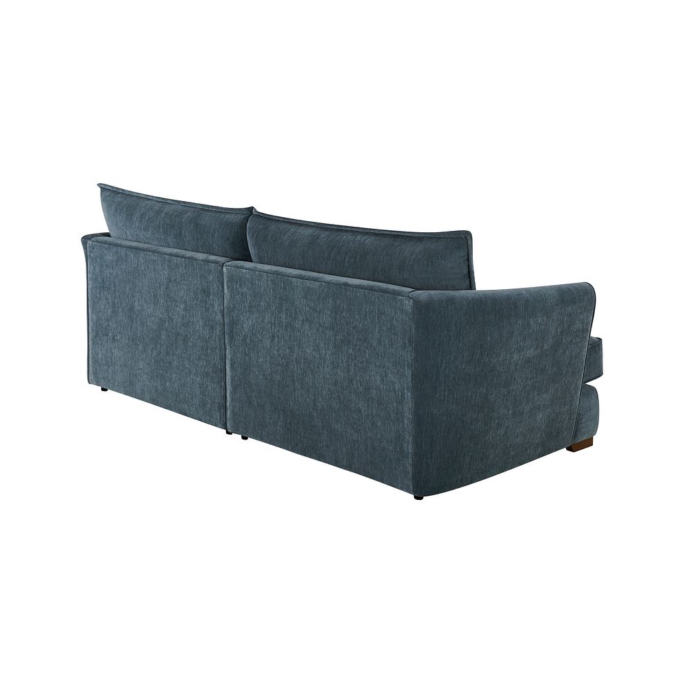 New England 4 Seater Sofa in Pellier Ocean fabric 4