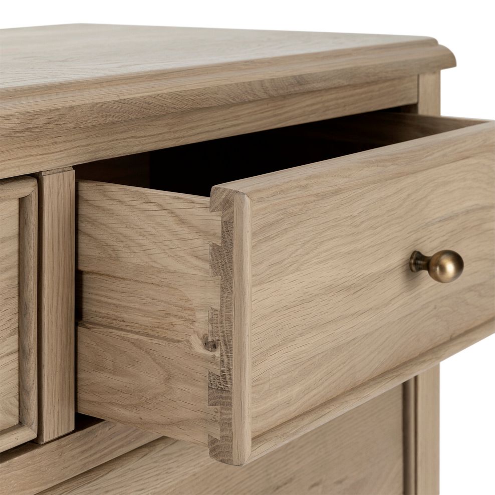 Newton Light Natural Solid Oak 2+3 Chest of Drawers Thumbnail 10