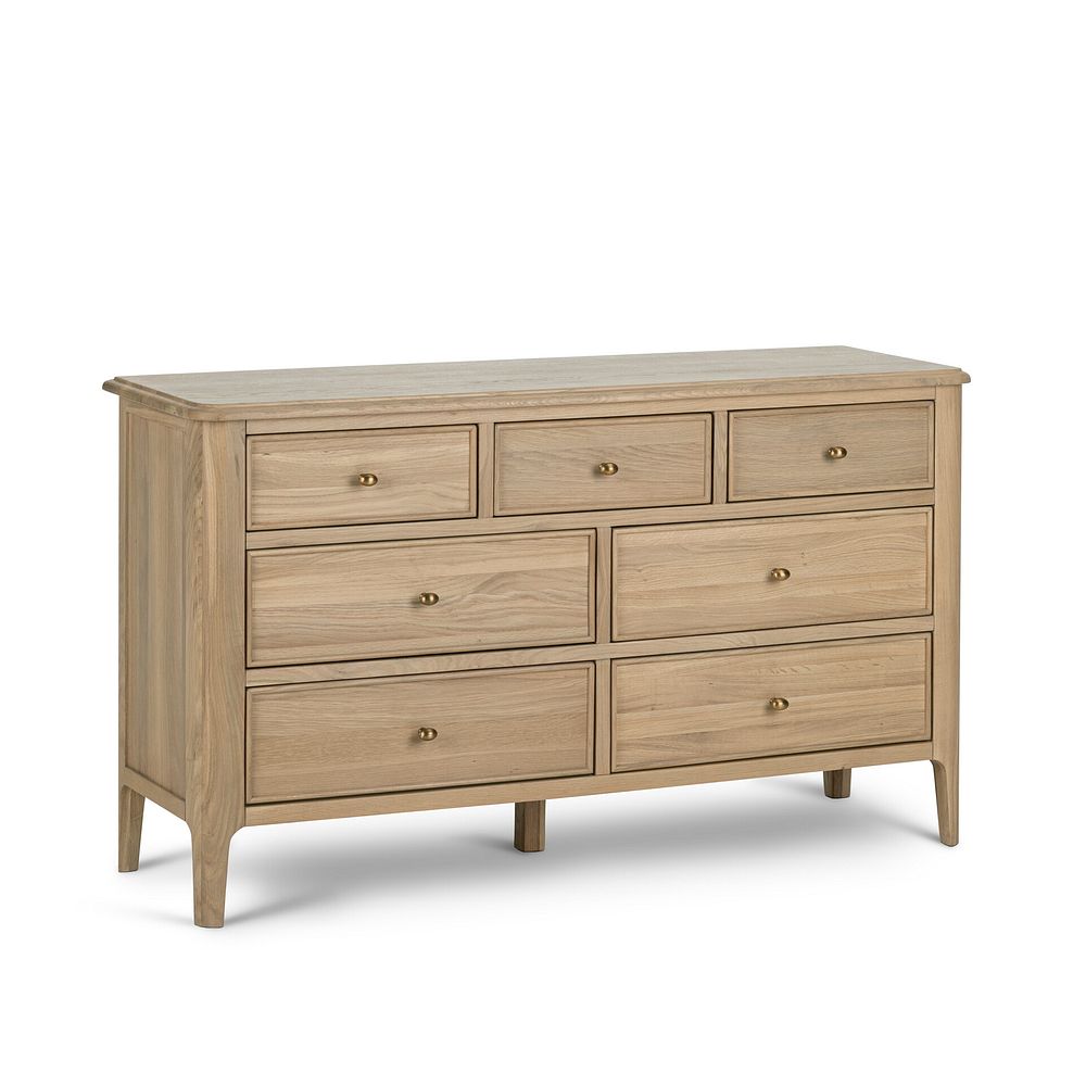 Newton Light Natural Solid Oak 3+4 Chest of Drawers 3