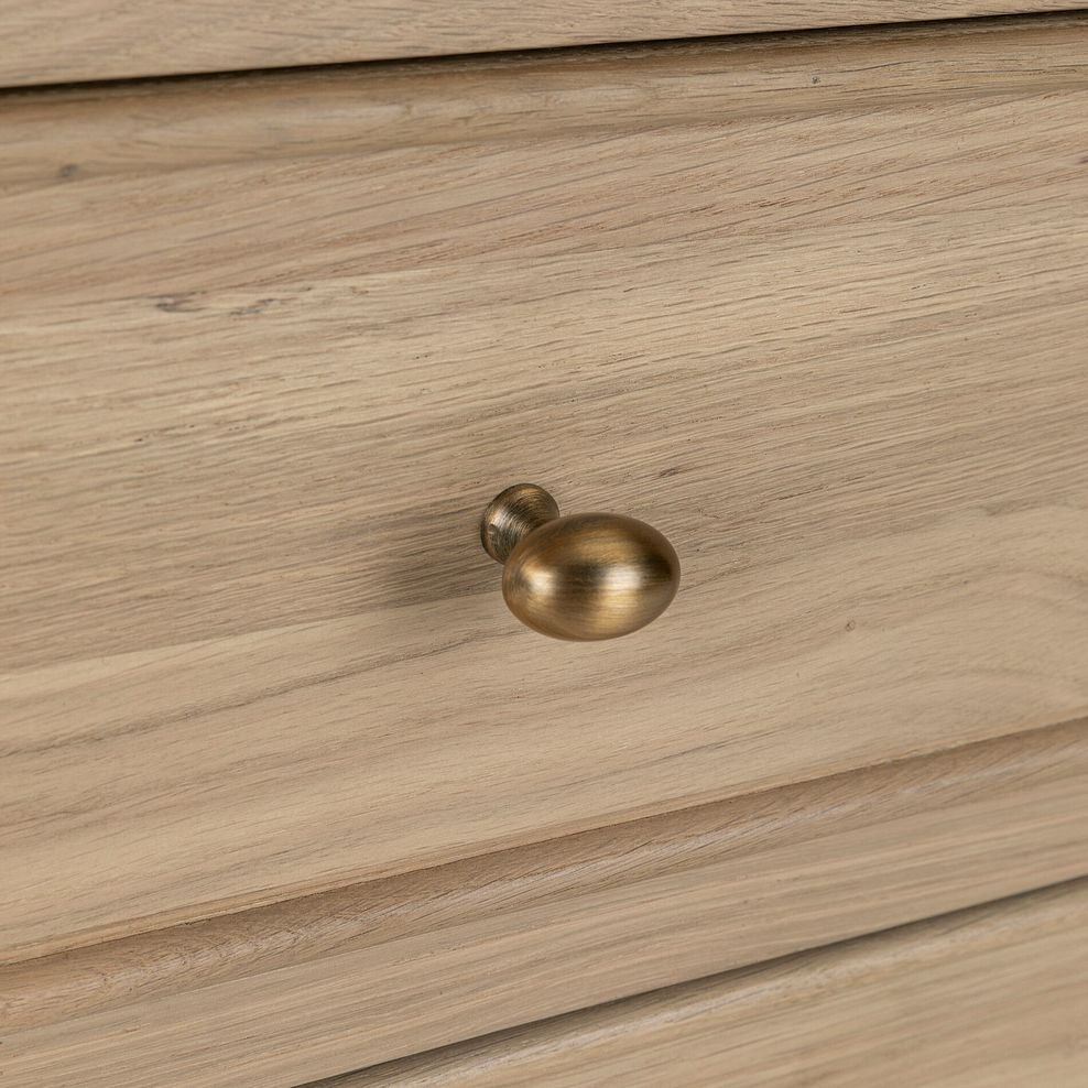 Newton Light Natural Solid Oak 3+4 Chest of Drawers 8