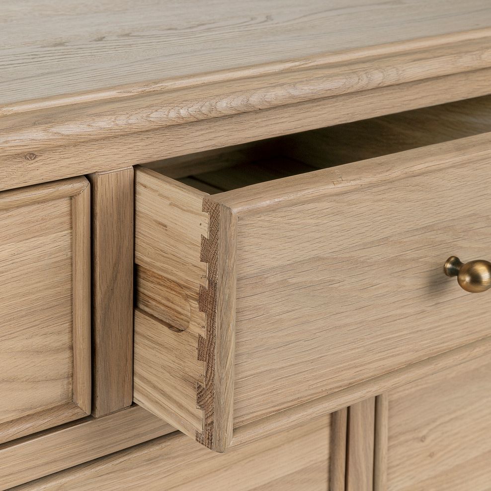 Newton Light Natural Solid Oak 3+4 Chest of Drawers 12