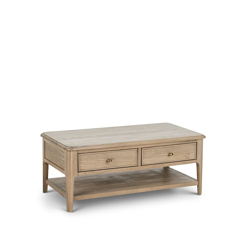 Newton Light Natural Solid Oak Coffee Table 3