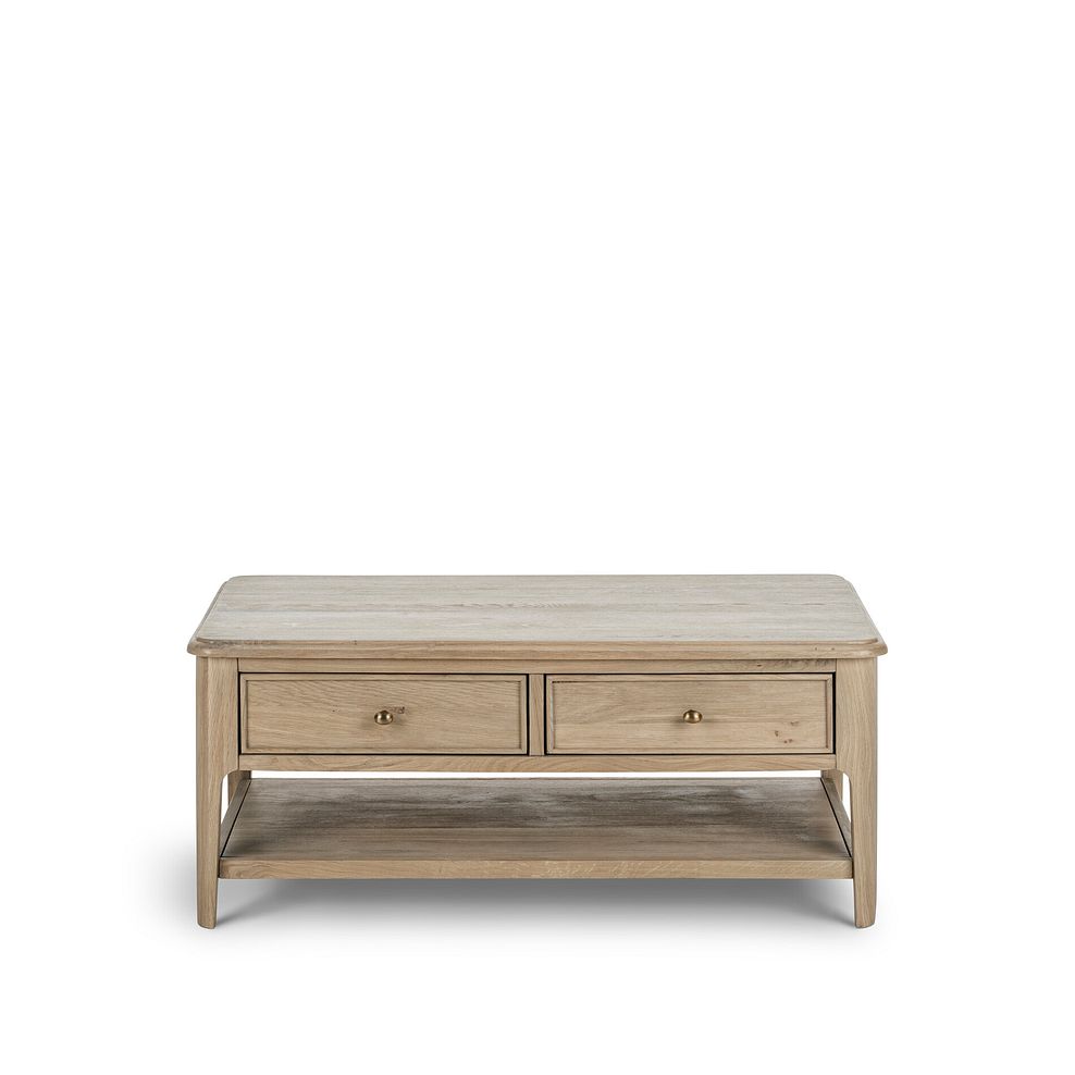 Newton Light Natural Solid Oak Coffee Table 4