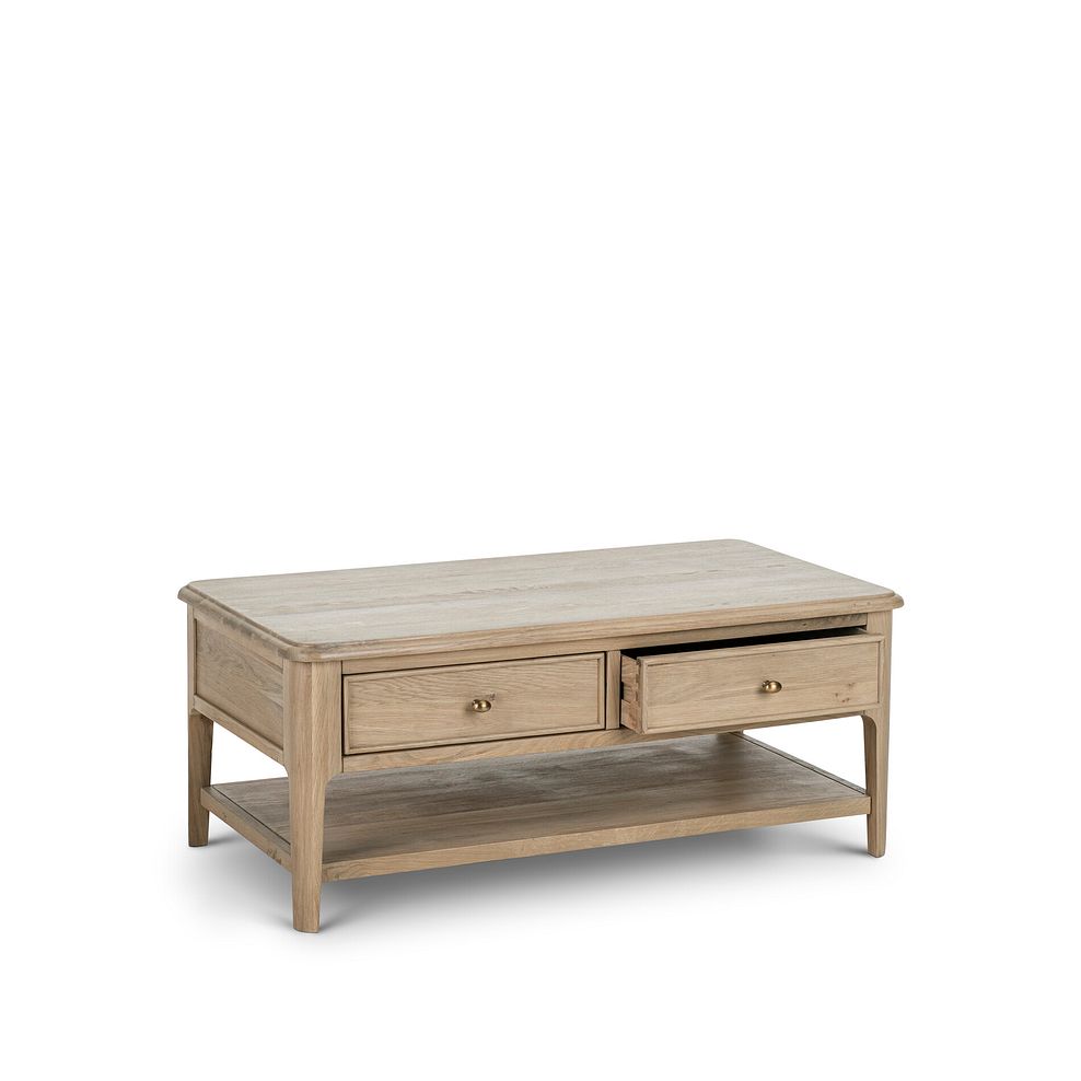 Newton Light Natural Solid Oak Coffee Table 5