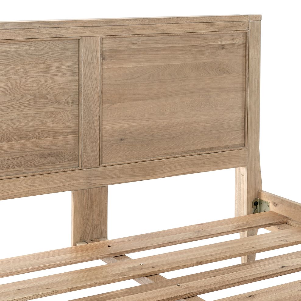Newton Light Natural Solid Oak Double Bed 9