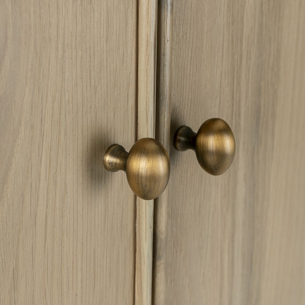 Newton Light Natural Solid Oak Double Wardrobe 7