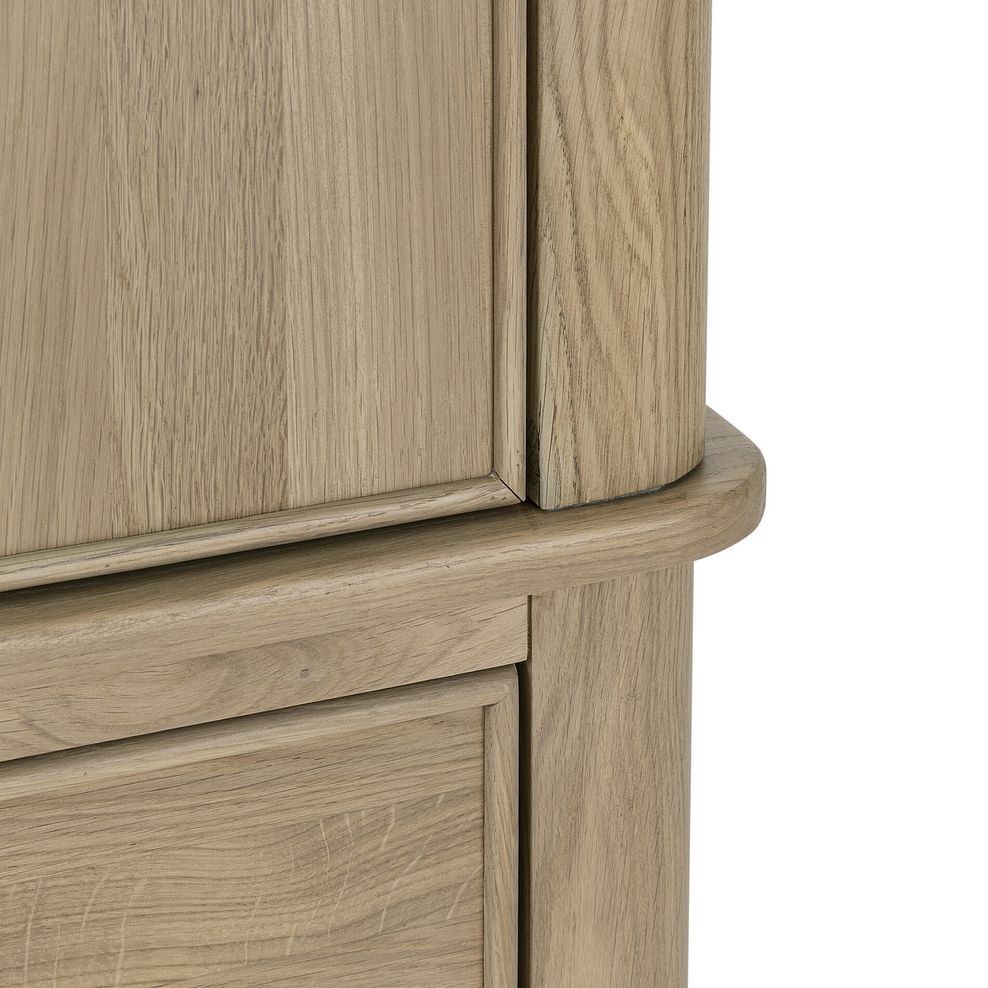 Newton Light Natural Solid Oak Double Wardrobe 10
