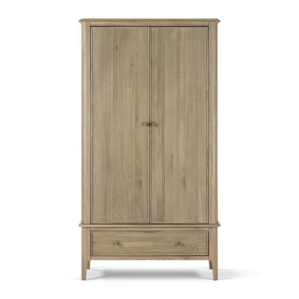 Newton Light Natural Solid Oak Double Wardrobe 4