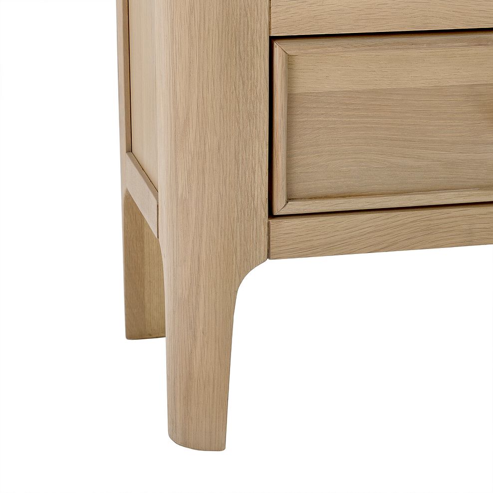 Newton Light Natural Solid Oak Small Bookcase 9