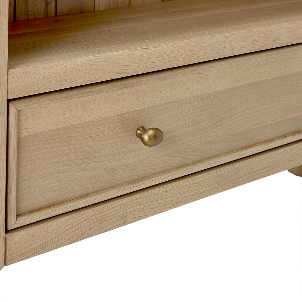 Newton Light Natural Solid Oak Small Bookcase 10