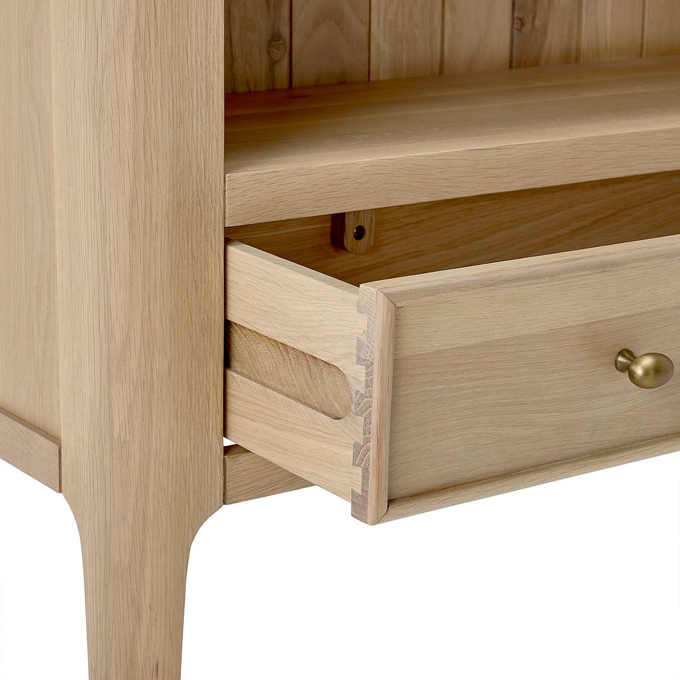 Newton Light Natural Solid Oak Small Bookcase 11