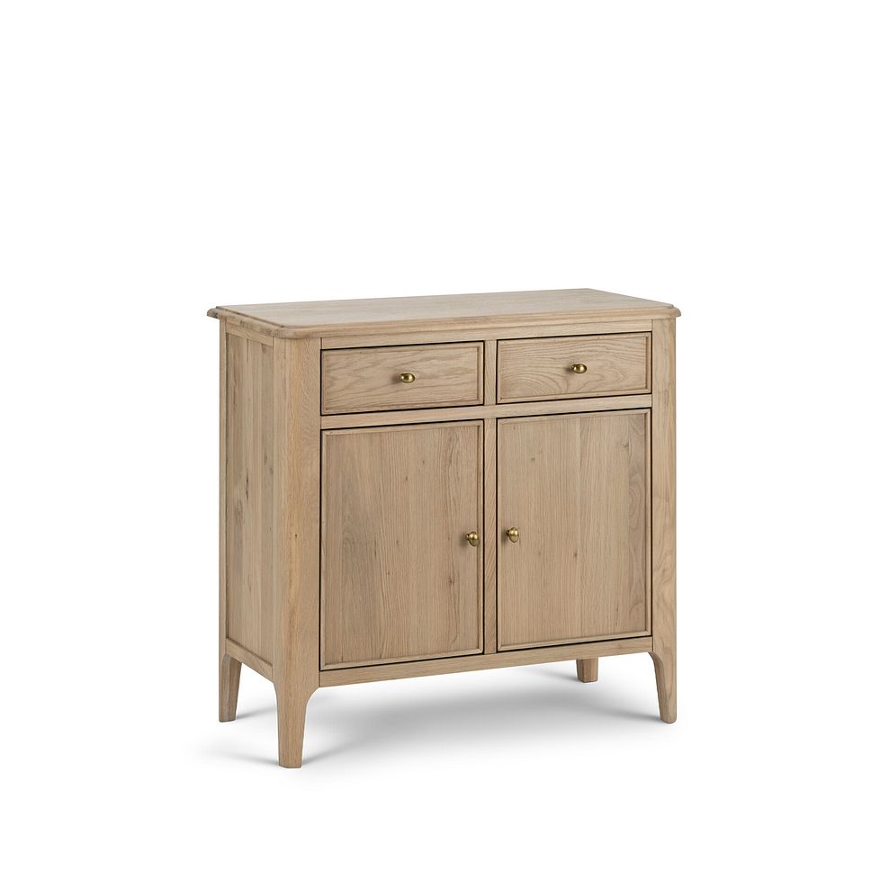 Newton Light Natural Solid Oak Small Sideboard 3