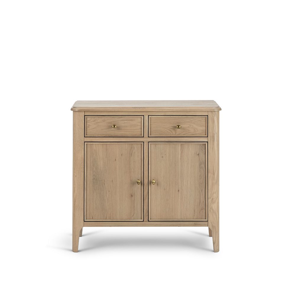 Newton Light Natural Solid Oak Small Sideboard 5