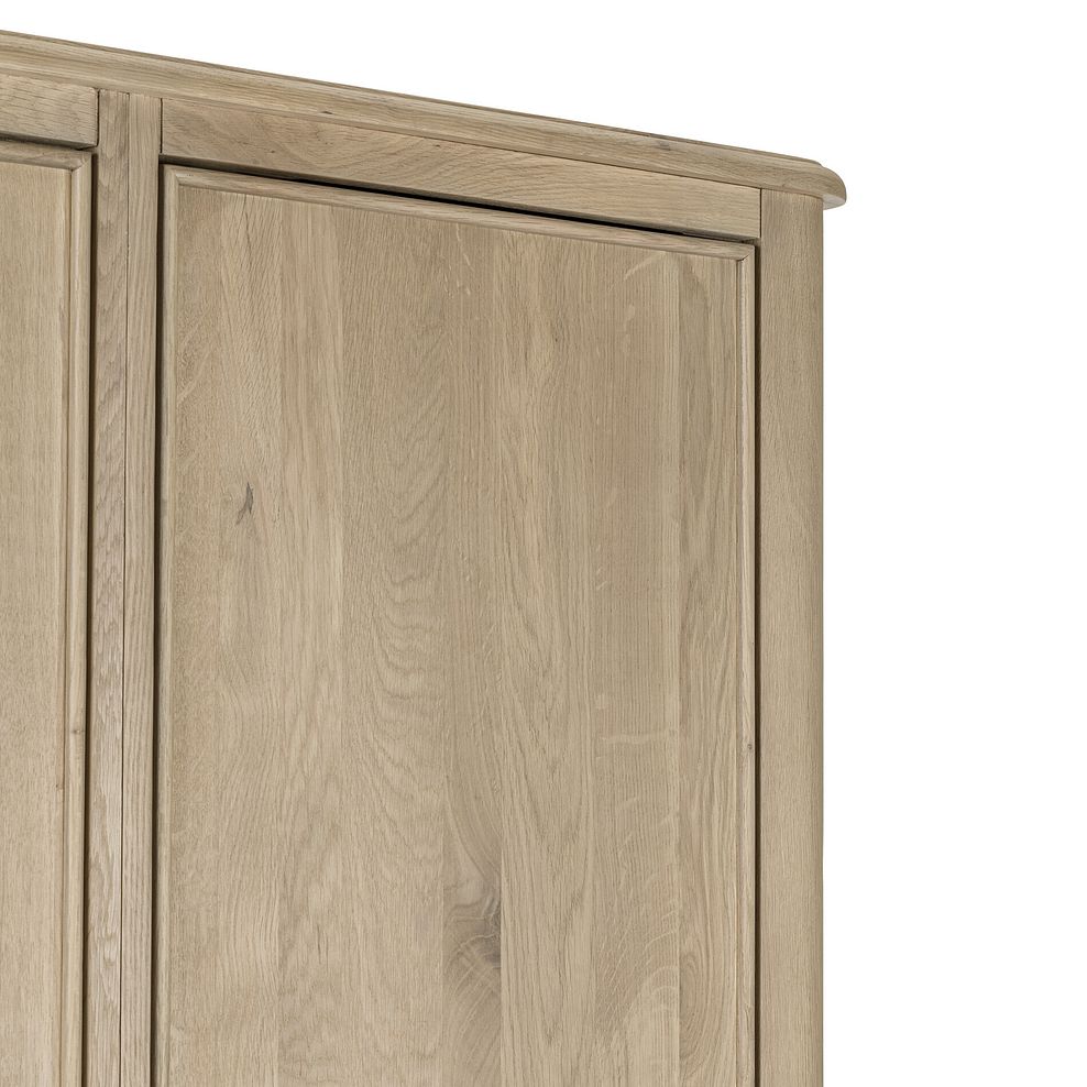Newton Light Natural Solid Oak Triple Wardrobe 10