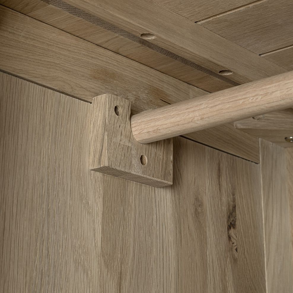 Newton Light Natural Solid Oak Triple Wardrobe 13