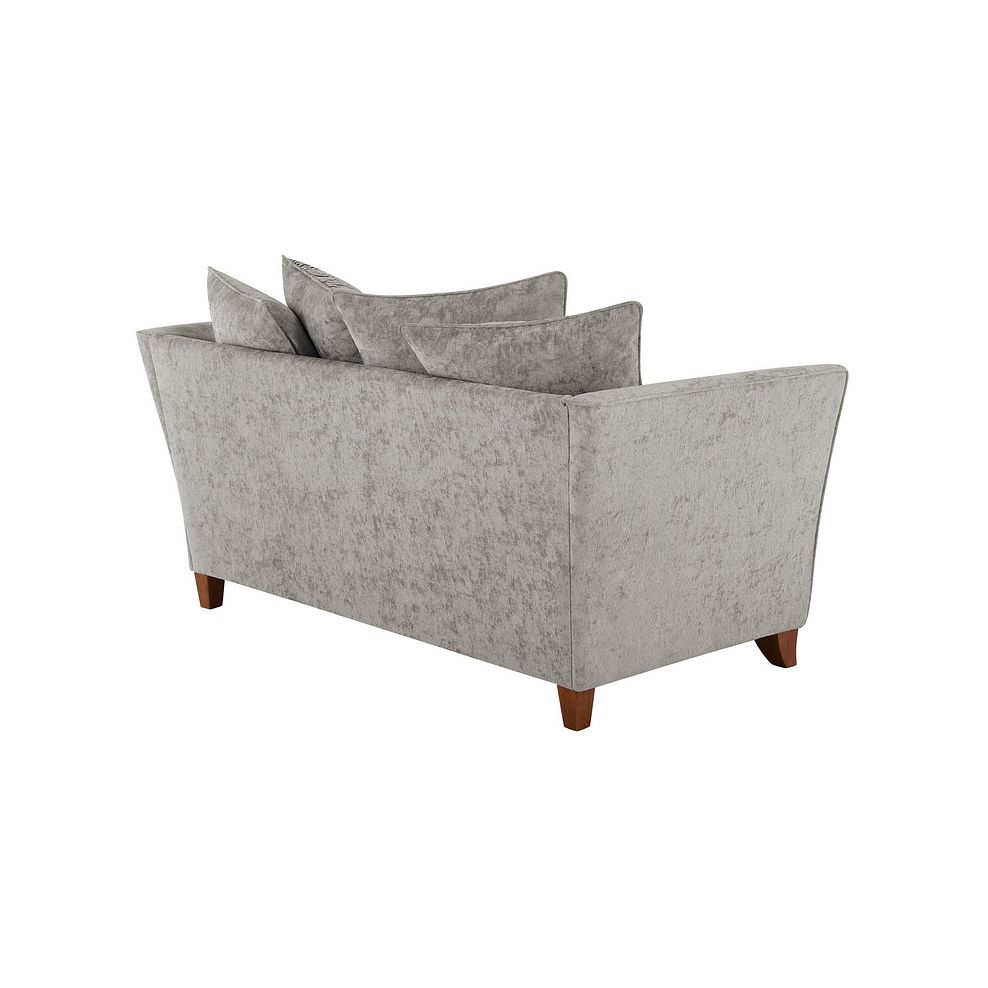 Broadway 2 Seater Pillow Back Sofa in Nickel fabric 4