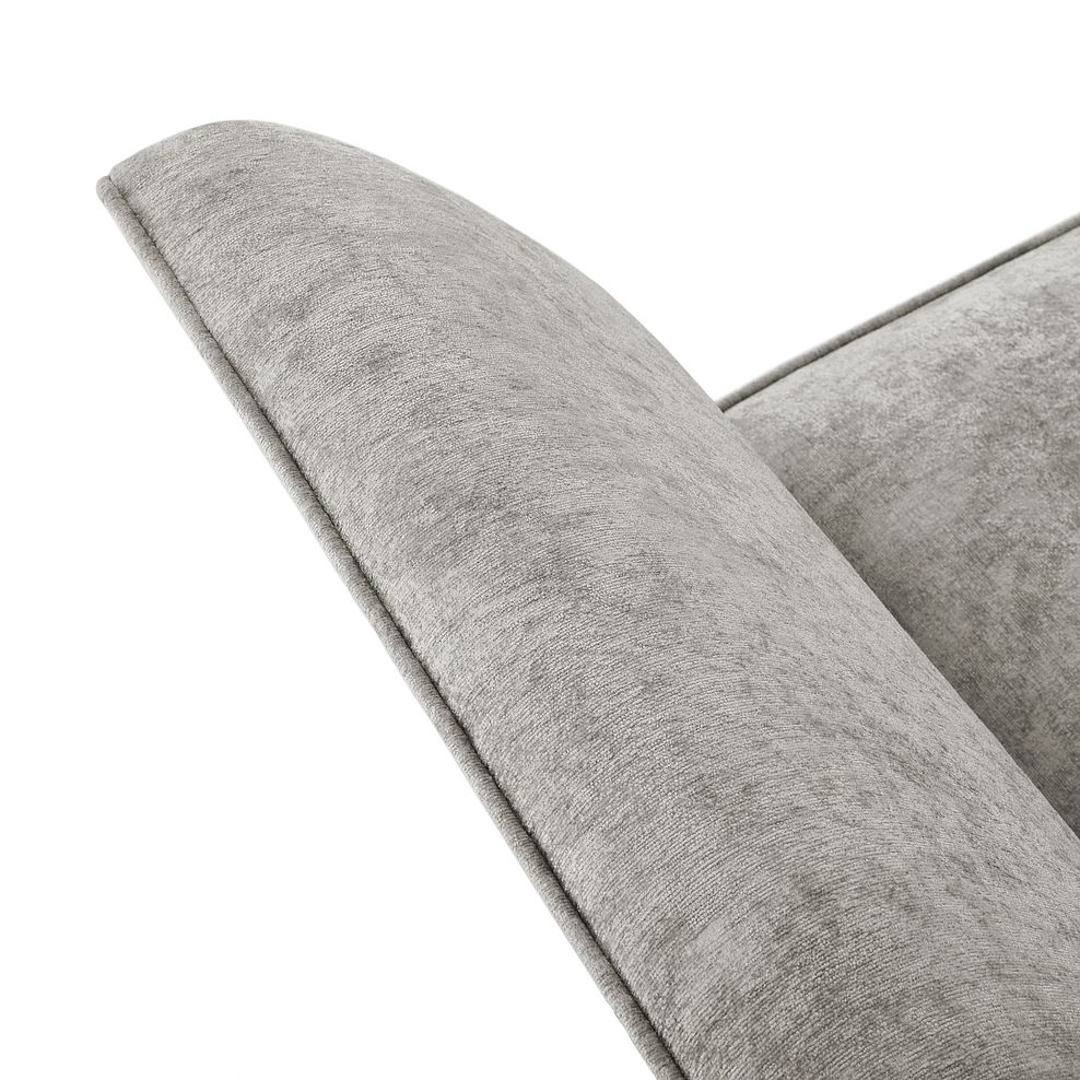 Broadway 2 Seater Pillow Back Sofa in Nickel fabric 8