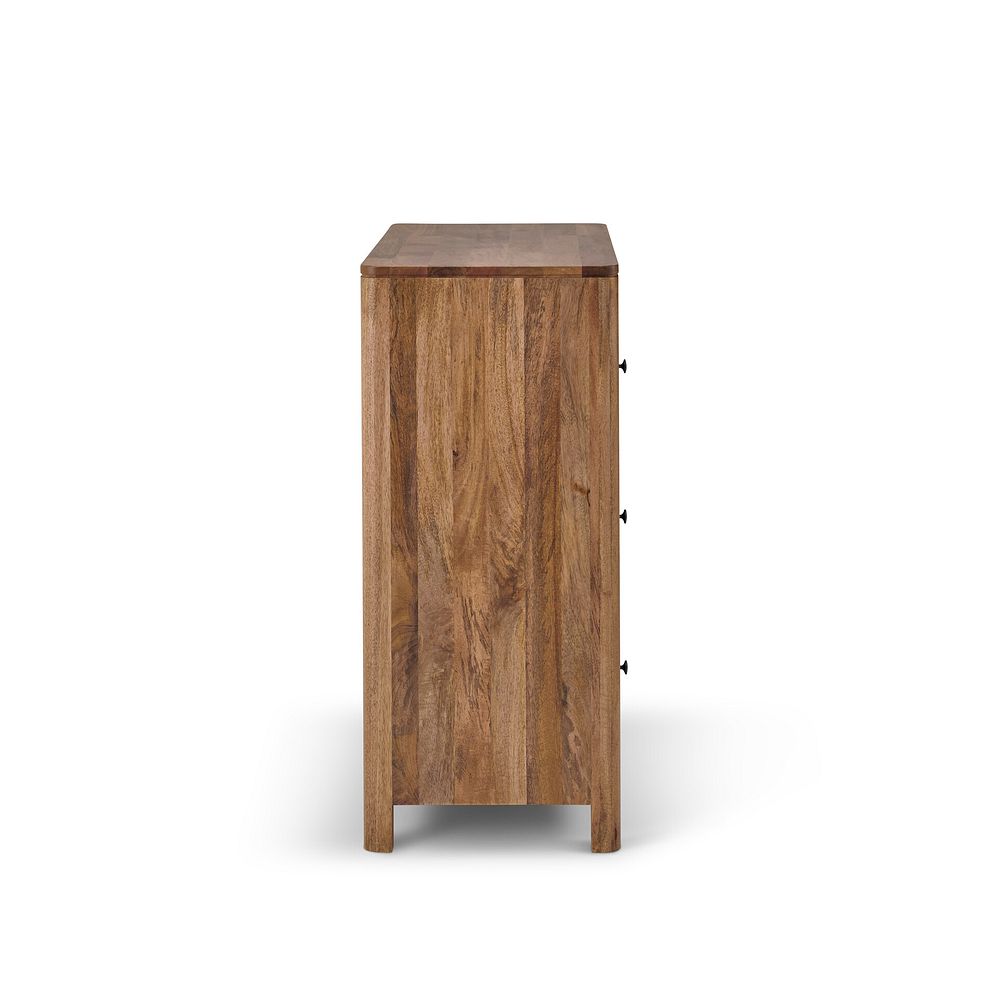 Noah Solid Mango 3 Drawer Chest 6