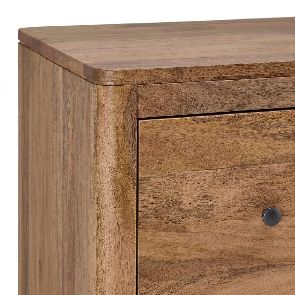 Noah Solid Mango 3 Drawer Chest 8