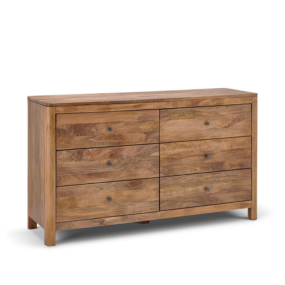 Noah Solid Mango 6 Drawer Chest 3