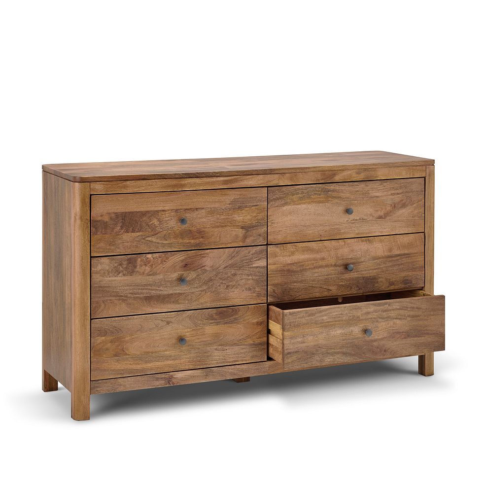 Noah Solid Mango 6 Drawer Chest 4