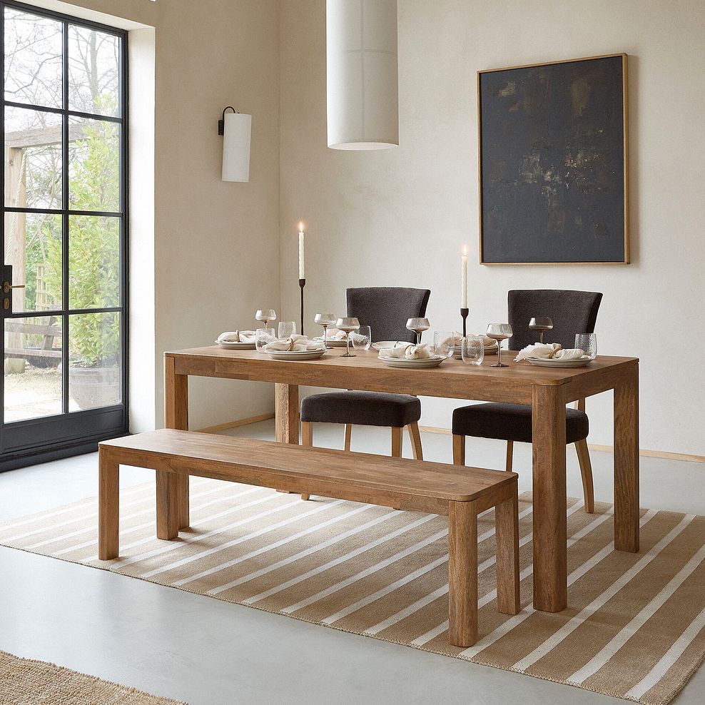 Noah Solid Mango Bench 3